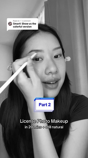 Black and White Makeup Tutorial Transformation