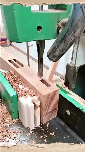 Woodworking square hole drill #diy #diyprojects #woodworking #drill #squareholedrill #machine #tool