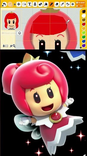 How to make Red Sprixie Princess from Super Mario 3D World #sprixieprincess #supermario3dworld