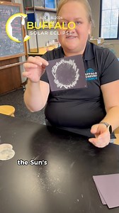 2K views · 22 reactions | ECLIPSE ACTIVITY ️Make your own eclipse art at home with this easy activity! You’ll need black construction paper, another colored paper to make the Moon stencil, and either chalk or a marker that will show up on the black construction paper. | Buffalo Museum of Science | Facebook