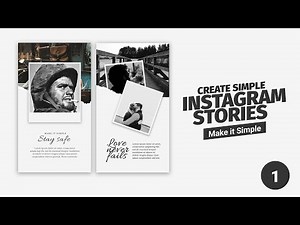 Photoshop Tutorial: Instagram stories # 1