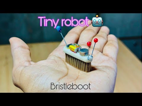 How to make a tiny robot | DIY bristlebot making
