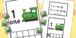 Workstation Pack 1-10 Train Number Activities