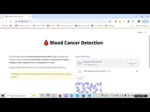 Blood Cancer Detection Using Python 2026 | Python Machine Learning IEEE Project