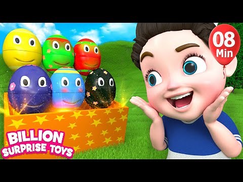 Little Kid and Surprise Home - BillionSurpriseToys Nursery Rhymes, Kids Songs