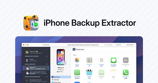 Getting started with iPhone Backup Extractor — iPhone Backup Extractor