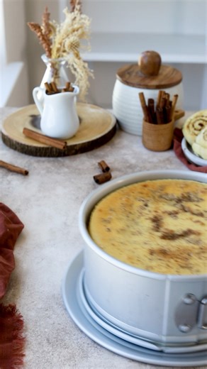 This Cinnamon Roll Cheesecake has a cinnamon filling swirled in the batter. It is fluffy, creamy, and delicious. 🤎 Check out this amazing recipe here: https://www.piesandtacos.com/cinnamon-roll-cheesecake/ | Pies and Tacos