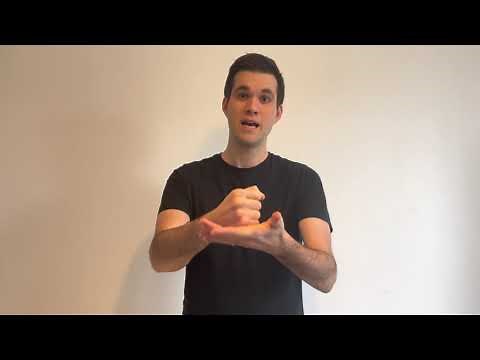 Makaton sign for HELP