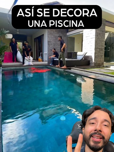 Decora tu piscina para una luna de miel especial