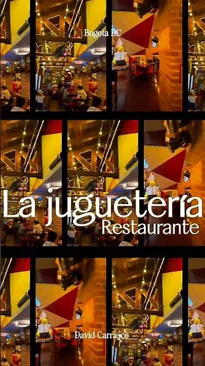 El mejor restaurante temático de Bogotá la juguetería