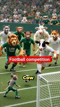 Animals football competition⚽#animals #animalsgames #animalsports