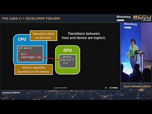 The CUDA C++ Developer Toolbox - Bryce Adelstein Lelbach - ACCU 2025