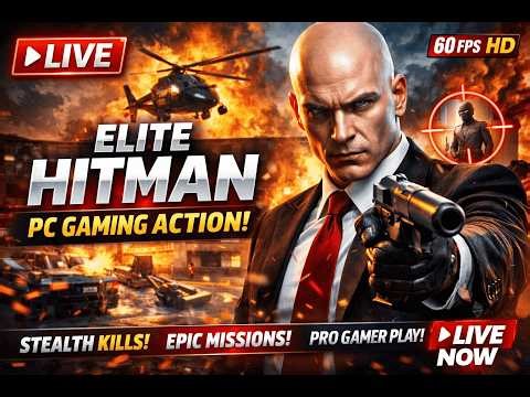 LIVE 🔴 Hitman PC – Can I Finish Without Getting Caught? 😈| Hindi Commentary | HAZE
