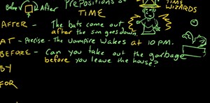 Prepositions of time