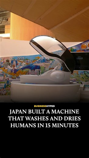 Business Hyped on Instagram: "Japan has developed a human washing machine that can clean, massage, and dry individuals in 15 minutes, aimed at hospitals and elders, and is now becoming mainstream. Let us know your thoughts below ⬇️ - Follow @businesshyped"