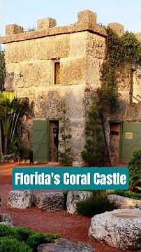Florida's Unusual Coral Castle in Homestead, Florida #historicaltidbits