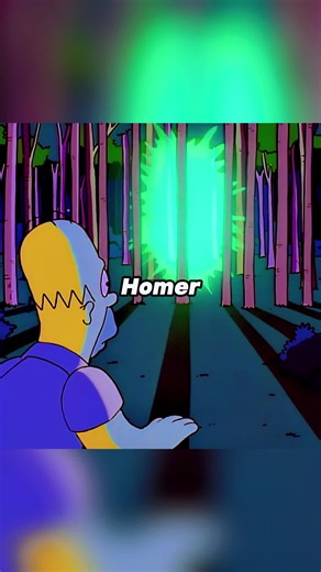 Green Glow Alien #thesimpsons