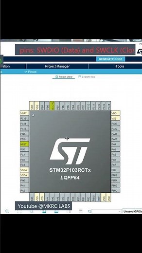 How to Fix & Assign STM32 Debug Pins in CubeMX #Shorts