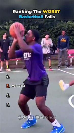 Ranking The WORST Basketball Fails