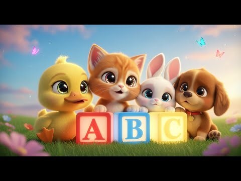 ABC赤ちゃん動物たちと 🐣🐾 | アルファベットを楽しく学ぼう