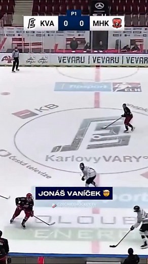 Jonáši? Jsi frajer! 👏😎 @jonasvanicek_ HC Energie Karlovy Vary ⚔️ Mountfield HK 5:2 📲 Komerční banka extraliga juniorů živě na czechicehockey.tv #czechicehockeytv | czechicehockey.tv