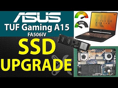 How to upgrade Storage SSD HDD on ASUS Tuf Gaming A15 Fa506iv 💾
