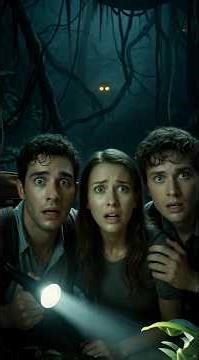 This Jungle Is NOT Empty... Something Was Watching Them 👁️ #shorts #youtubeshorts #story #horror