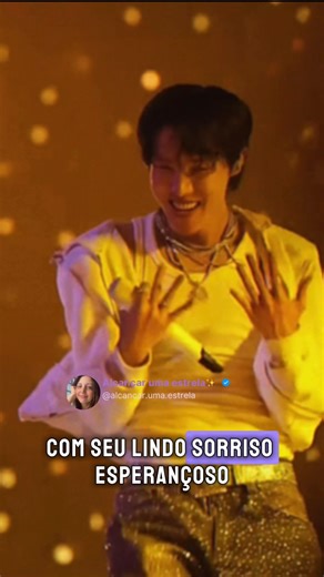 Alcançar uma estrela ✨ on Instagram: "🎥 Terceiro vídeo da série: Conheça o BTS no olhar de uma ARMY 💜 No vídeo de hoje, você vai conhecer a história do J-Hope — que ilumina a todos com seu sorriso encantador e sua perseverança em ser o melhor no que faz✨ #jhope #army #btsarmy #alcancarumaestrela #bts"