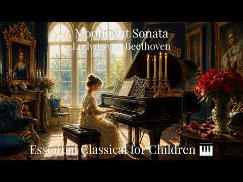 🌙 Moonlight Sonata — Beethoven | 1st Movement | Essential Classical Music Every Child Should Know