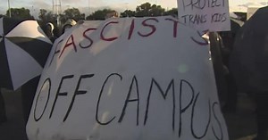 Protesters clash at event on UC Davis campus