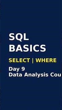 Learn SQL for Data Analysts
