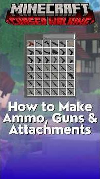 How to Make & Use Ammo, Guns & Attachments - Cursed Walking Modpack