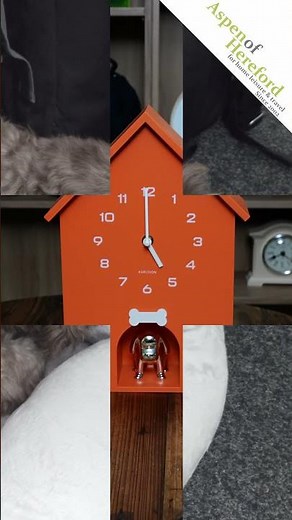 Karlsson Garding Doggy Barking Wall Clock Sound #Karlsson #cuckooclock
