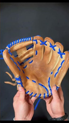 Pro 44 Glove Restoration – Final Result 🔥Would you use this?#baseball #glove #restoration #sports