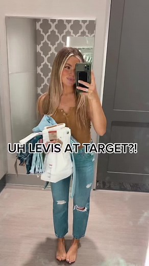 levi’s at target?! link in my like to know in my bio so you don’t have to find them (; #levi #levis #jeans #target #targethaul #haul #levishaul #tryonhaul #jeanhaul