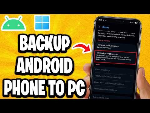 How To Backup Android Phone To PC