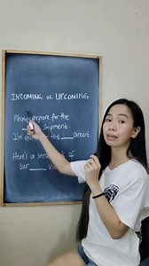 1M views · 26K reactions | Incoming vs. Upcoming #englishclass #grammarlesson #grammartips #englishvocab | Winma Carvajal | Facebook