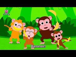 Monkey Banana Dance Baby Monkey Pinkfong Kids Songs
