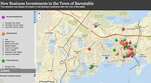 Business Investments Map Shows Growth, Focus
