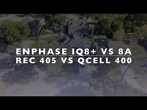 Enphase Micro and Solar Panel Comparison | IQ8+ vs IQ8A | REC405 vs QCell 400