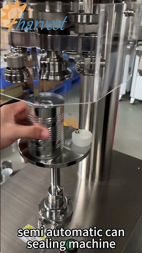 Semi automatic tinplate can sealing machine, can seamer machine, Fruit can sealing machine #factory