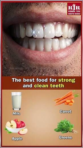 Top 4 Foods for Stronger, Cleaner & Healthier Teeth Naturally!
