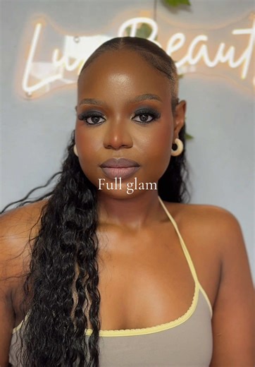 Full Glam Hair and Makeup Tutorial in Johannesburg