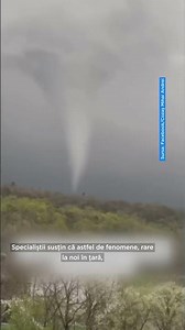 Fenomen meteo rar în Mureș: vârtej cu aspect de tornadă, explicat de meteorologi