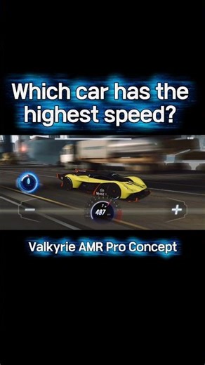 Which car has the highest maximum speed? #csr2