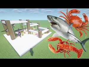 How To Make a Crab, Lobster and Shark Farm in Minecraft PE