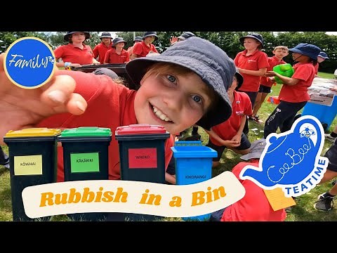 Rubbish in a Bin Official Music Video | Reduce Reuse Recycle | Kids Songs