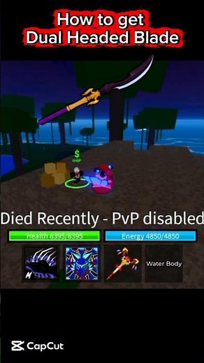 How to get DUAL-HEADED BLADE in Blox Fruits! ⚔️ (Sea 1 Guide) #Shorts