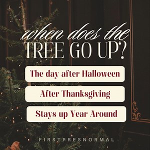 7 comments | We have to know.... when does YOUR tree go up? #firstpresnormal | First Presbyterian Church of Normal IL | Facebook