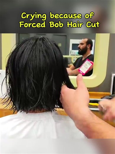 Emotional Reactions to Forced Bob Haircuts